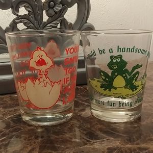 Vintage Novelty Drinking Tumblers